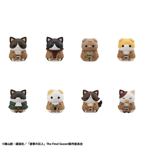 『進撃の巨人』MEGA CAT PROJECT 進撃のニャンコ 調査兵団集合だニャン! 8個入りBOX